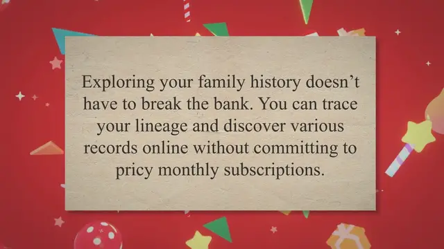 'Video thumbnail for How To Research My Family Tree Without Paying Monthly Fees'