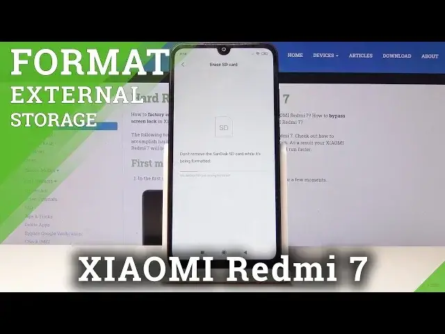 'Video thumbnail for How to Format SD Card in XIAOMI Redmi 7 - Delete Data in Memory Card'