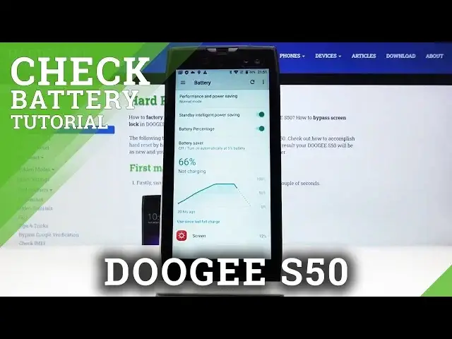 'Video thumbnail for How to Enable Battery Percentage in DOOGEE S50 – Detect Current Battery Level'