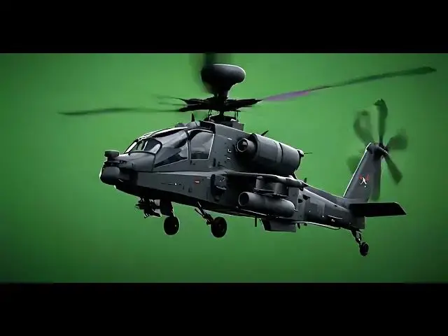 'Video thumbnail for UH 60 Black Hawk Helicopter Flying High on Green Screen'