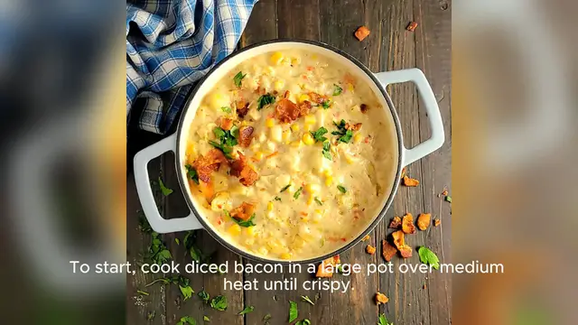 'Video thumbnail for Corn Chowder'