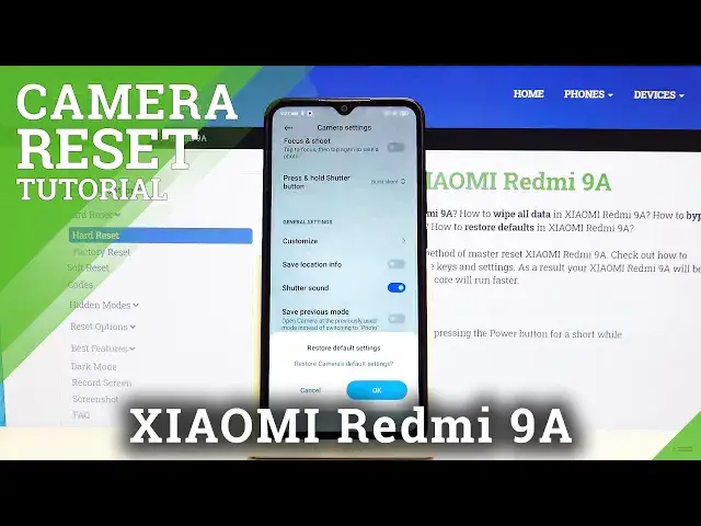 'Video thumbnail for How to Reset Camera Settings in Xiaomi Redmi 9A - Restore Camera Defaults'