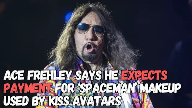 'Video thumbnail for ACE FREHLEY Says He Expects Payment For ‘Spaceman’ Makeup Used By KISS Avatars'