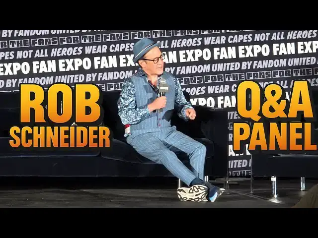 'Video thumbnail for Rob Schneider Gets Candid on Faith, Family, & Free Speech at Fan Expo Dallas 2025 Q&A Panel'