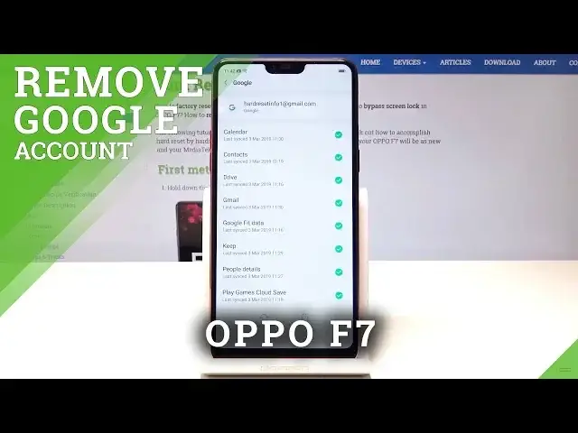 'Video thumbnail for How to Remove Google Account in OPPO F7 - Delete Google User'