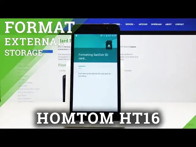 'Video thumbnail for How to Format SD Card in HOMTOM HT16 – Wipe SD Card Data'