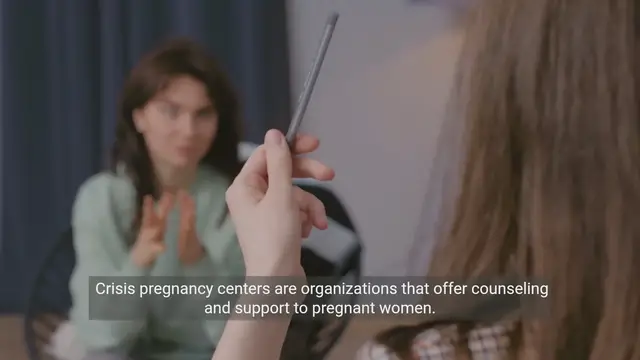 'Video thumbnail for Crisis Pregnancy Centers'