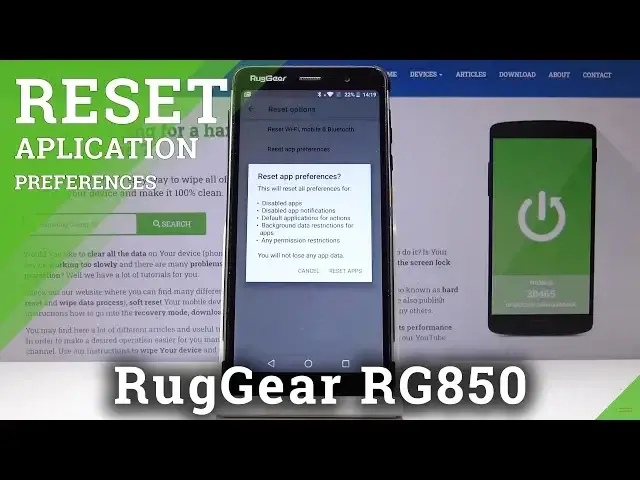 'Video thumbnail for How to Reset Apps in RUGGEAR RG850 – Restore App Defaults'