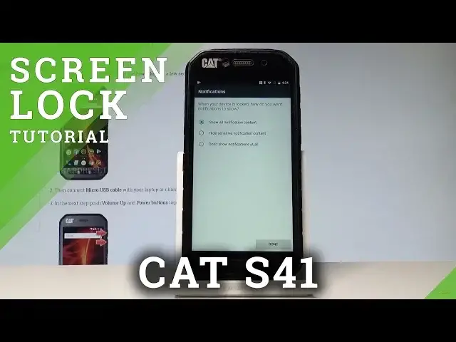 'Video thumbnail for How to Add Screen Lock in CAT S41 - Password & Pattern |HardReset.info'