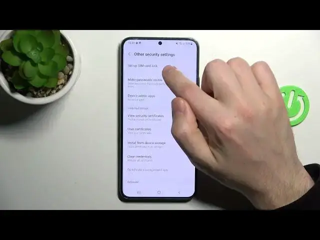 'Video thumbnail for How to Remove SIM PIN from SIM Card on SAMSUNG Galaxy S22+ – Menage PIN Code Settings'