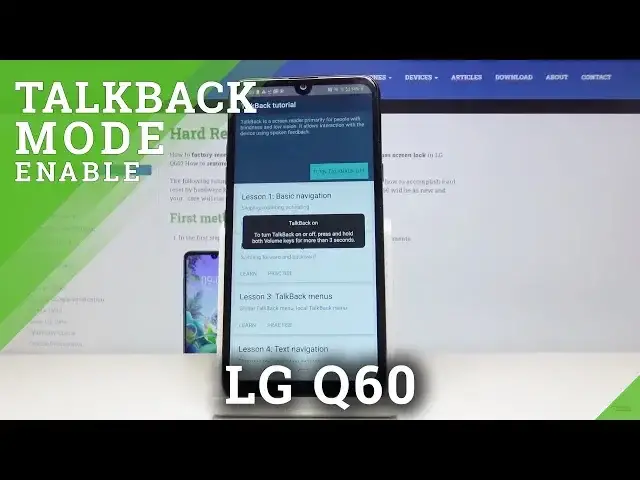 'Video thumbnail for TalkBack Option on LG Q60 – How to Enable and Use It'