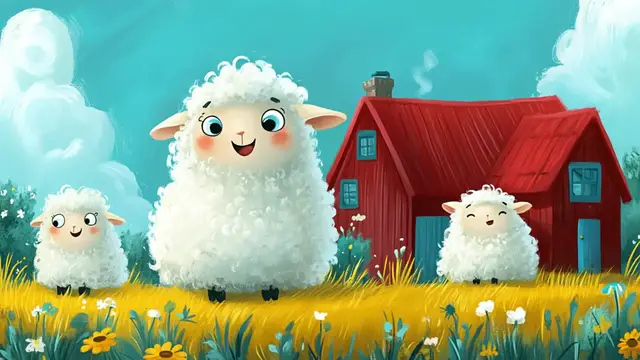 'Video thumbnail for THE LITTLE BLACK SHEEP WHO CANNOT SAY BAAAA_ _ Bedtime Stories for Kids _ Embracing Differences(720P_HD)'