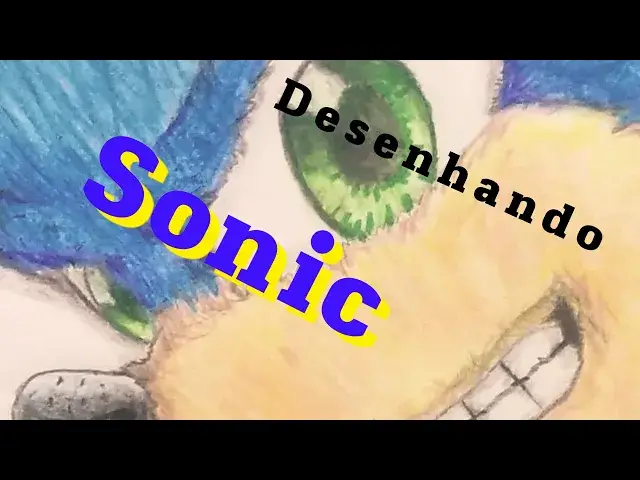 'Video thumbnail for Desenhando Sonic o Ouriço /Drawing Sonic the hedgehog'