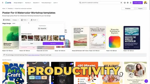 'Video thumbnail for Canva Magic Design _ Craft Stunning Visuals in Seconds! ✨'
