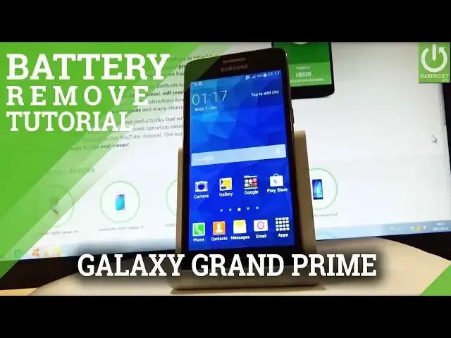 'Video thumbnail for Remove Battery SAMSUNG Galaxy Grand Prime - Restart / Open Back Cover'