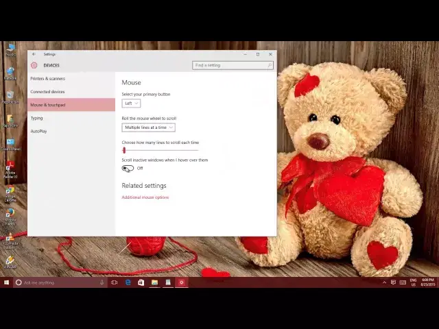 'Video thumbnail for How to Enable Background Scrolling in Microsoft Windows 10 Tutorial'