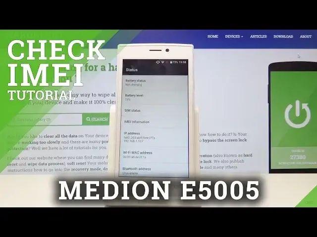 'Video thumbnail for How to Check IMEI in MEDION E5005 - Locate Serial Number'