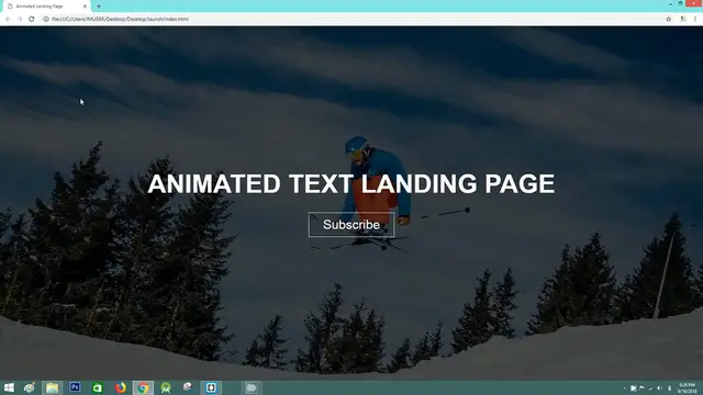 'Video thumbnail for Create Landing Page With Animated Text Using HTML And CSS _ Animation In HTML & CSS'