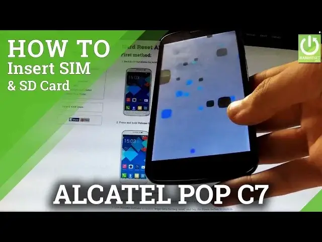 'Video thumbnail for Insert SIM & SD Card in ALCATEL 7041D Pop C7 - How to Install SIM and Memory Card'