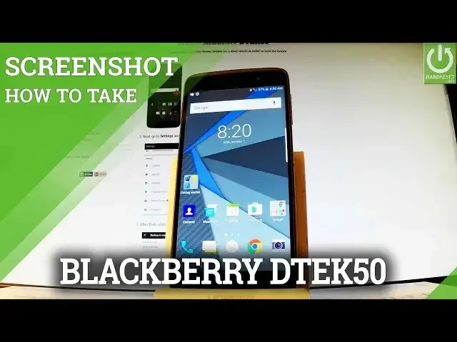 'Video thumbnail for Take Screenshot in BLACKBERRY DTEK50 - Edit / Share Capture Screen'