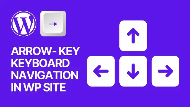 'Video thumbnail for How to Add Arrow-key Keyboard Navigation in WordPress Site For Free_'