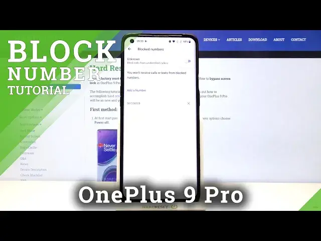 'Video thumbnail for How to Block Number in OnePlus 9 Pro – Block Texts & Calls'