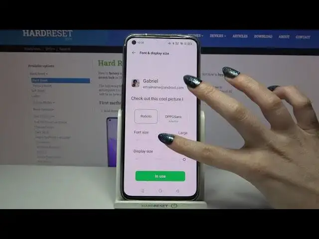 'Video thumbnail for How to Change Font Size on OPPO Reno5 – Displayed Text Adjustment'