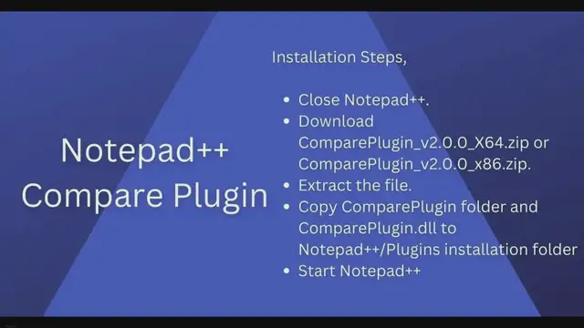 'Video thumbnail for Notepad++ Compare Plugin - Download, Install and (How to) Use'