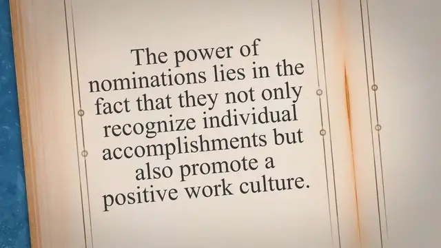'Video thumbnail for The Power of Nominations: A Guide to Making Successful Office Nominations'