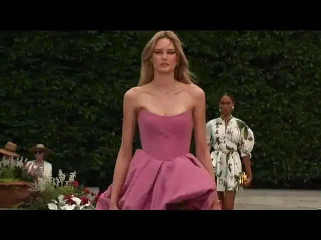 'Video thumbnail for Oscar de la Renta Spring 2025: A Garden of Elegance Unveiled'