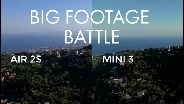 'Video thumbnail for Dji Mini 3 Pro Footage vs Air 2S / Video Quality Comparison'