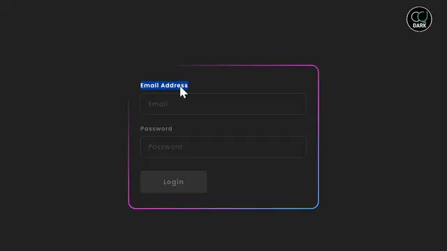 'Video thumbnail for Create Animated Login Form _ Html CSS Only'