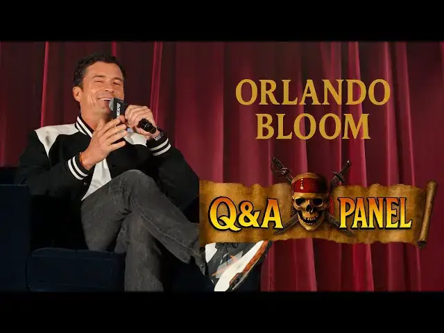 'Video thumbnail for Orlando Bloom’s Behind-the-Scenes Stories from Lord of the Rings & Pirates'