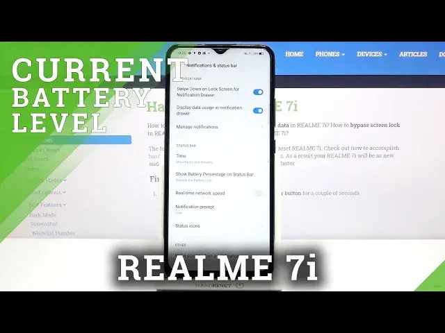 'Video thumbnail for How to Show Battery Percentage in REALME 7i – Battery Icon'