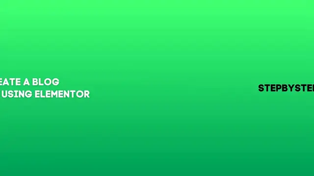 'Video thumbnail for How To Create A Blog Page In WordPress Using Elementor (2024) Tutorial'
