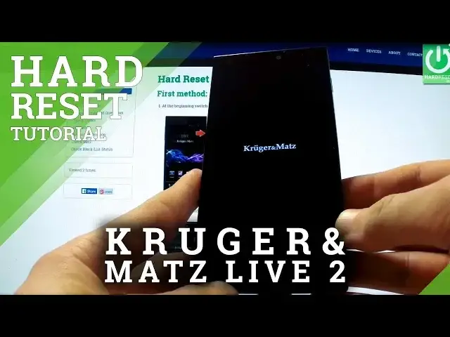 'Video thumbnail for Hard Reset KRUGER & MATZ LIVE 2  - factory reset tutorial'