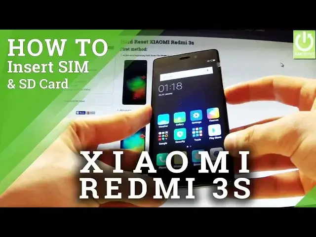 'Video thumbnail for How to Insert SIM and SD Card in XIAOMI Redmi 3s - Set Up SIM Card'
