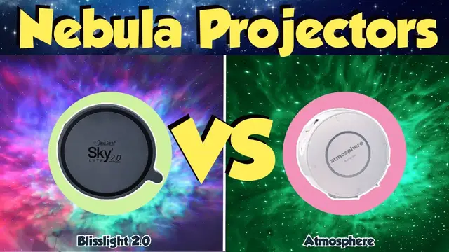 'Video thumbnail for BlissLights Sky Lite 2.0 vs Encalife Atmosphere, which app projector is best?'