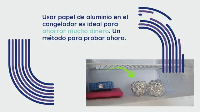 'Video thumbnail for Papel de aluminio en el congelador, por qué deberías hacerlo: ahorras dinero'