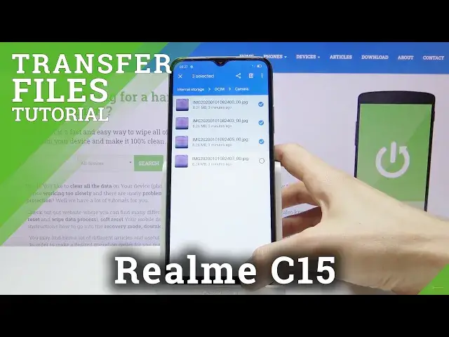 'Video thumbnail for How to Transfer Files to Realme C15'