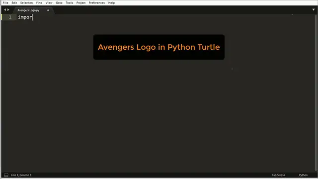 'Video thumbnail for Avengers Logo in Python Turtle !'