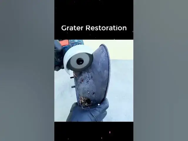 'Video thumbnail for Restoring a DESTROYED Cheese Grater to Better Than NEW!'