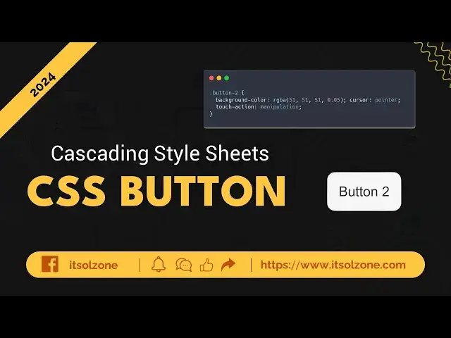 'Video thumbnail for Master CSS Buttons | Button 2 | Web Development | UI Design | Responsive Button | ITSolZone'