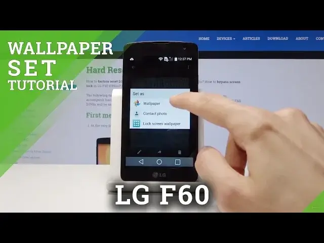 'Video thumbnail for How to Change Wallpaper in LG F60 - Desktop Update'