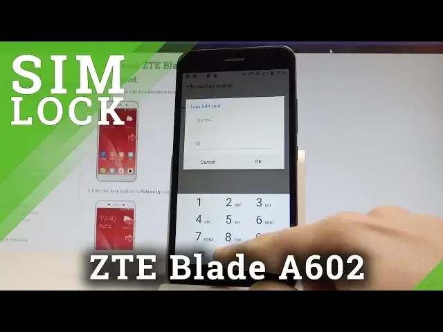 'Video thumbnail for How to Set Up SIM Lock on ZTE Blade A602 - PIN Activation / Deactivation |HardReset.Info'