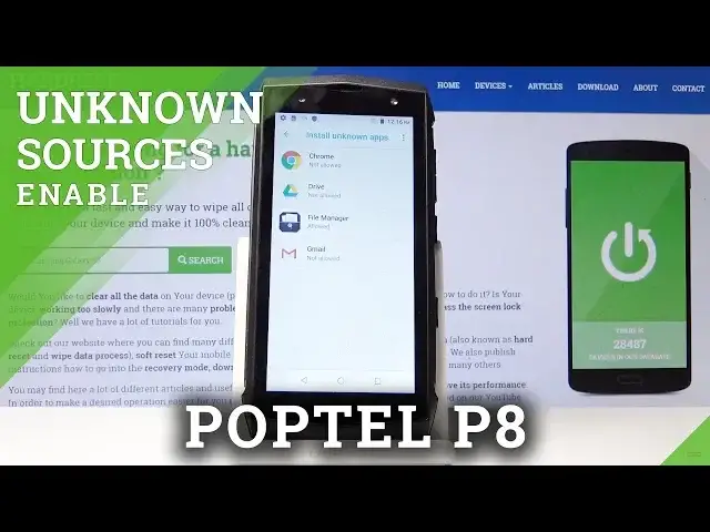 'Video thumbnail for How to Allow App Installation in POPTEL P8 - Enable Unknown Sources'