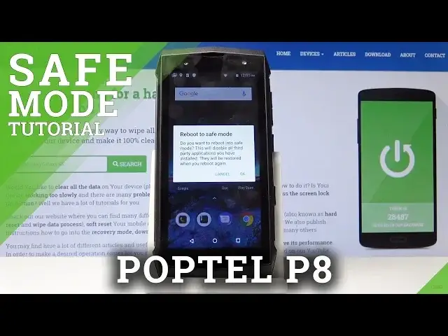 'Video thumbnail for How to Open & Close Safe Mode in POPTEL P8 - Active Safe Mode'