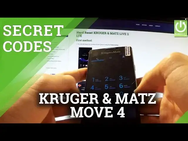 'Video thumbnail for Hidden Menu KRUGER & MATZ LIVE 2 LTE - Secret Codes'