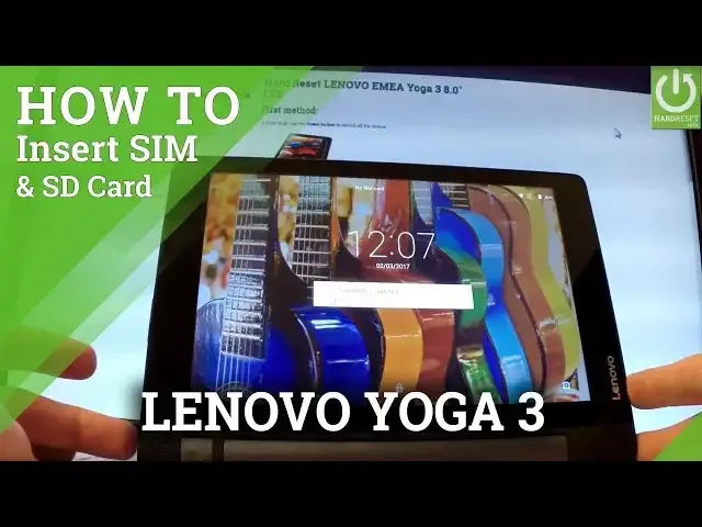'Video thumbnail for Insert SIM & SD in LENOVO Yoga 3 - Set Up SIM and SD Card'