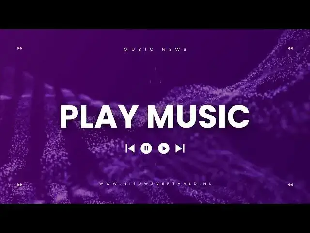 'Video thumbnail for Get in Tune with the Sound of Now: Nieuwsvertaald.nl is Your All-Access Pass to Music News'